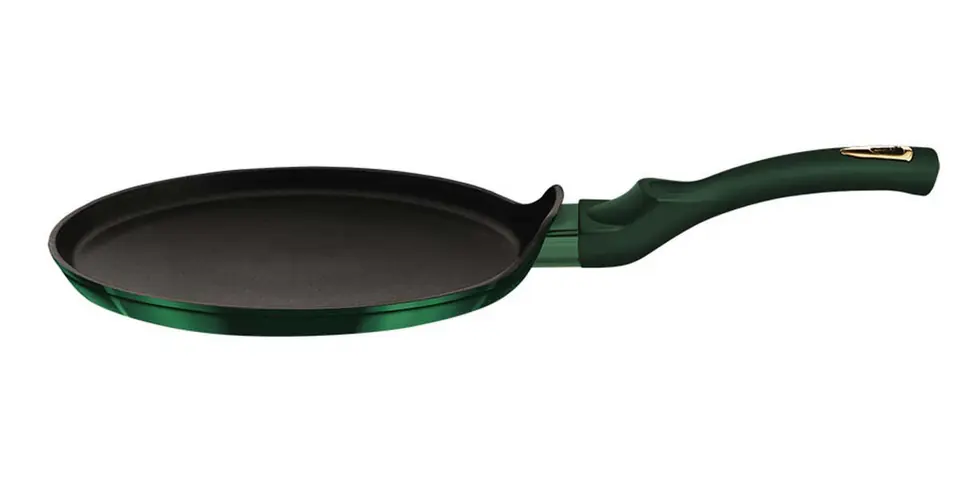 ⁨GRANITE FRYING PAN FOR PANCAKES 25cm BERLINGER HAUS BH-6054 EMERALD⁩ at Wasserman.eu