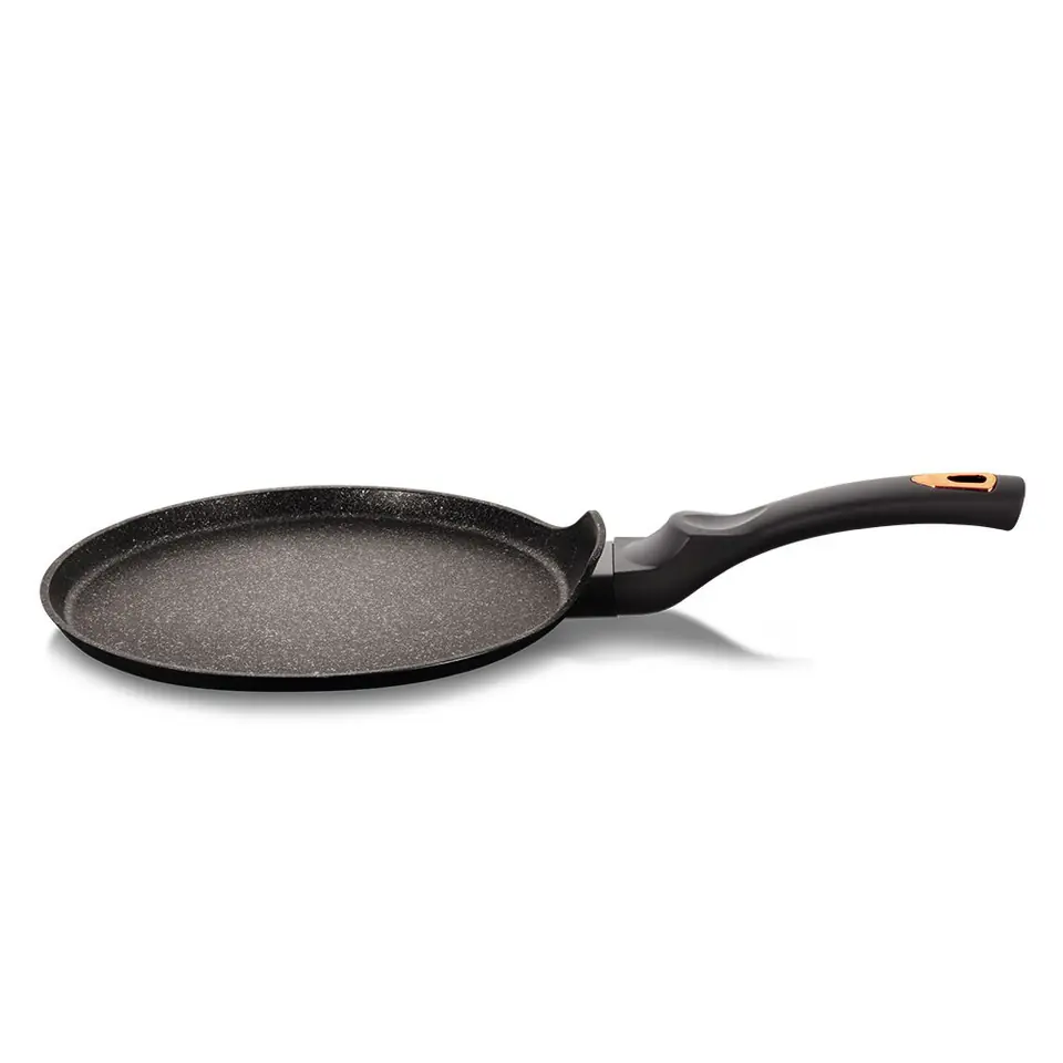 GRANITE PANCAKE PAN 25cm BERLINGER HAUS BLACK ROSE BH-1639 at Wasserman.eu