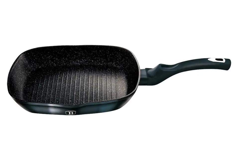 GRILL GRANITE FRYING PAN 28 cm BERLINGER HAUS AQUAMARINE BH-1873 at Wasserman.eu