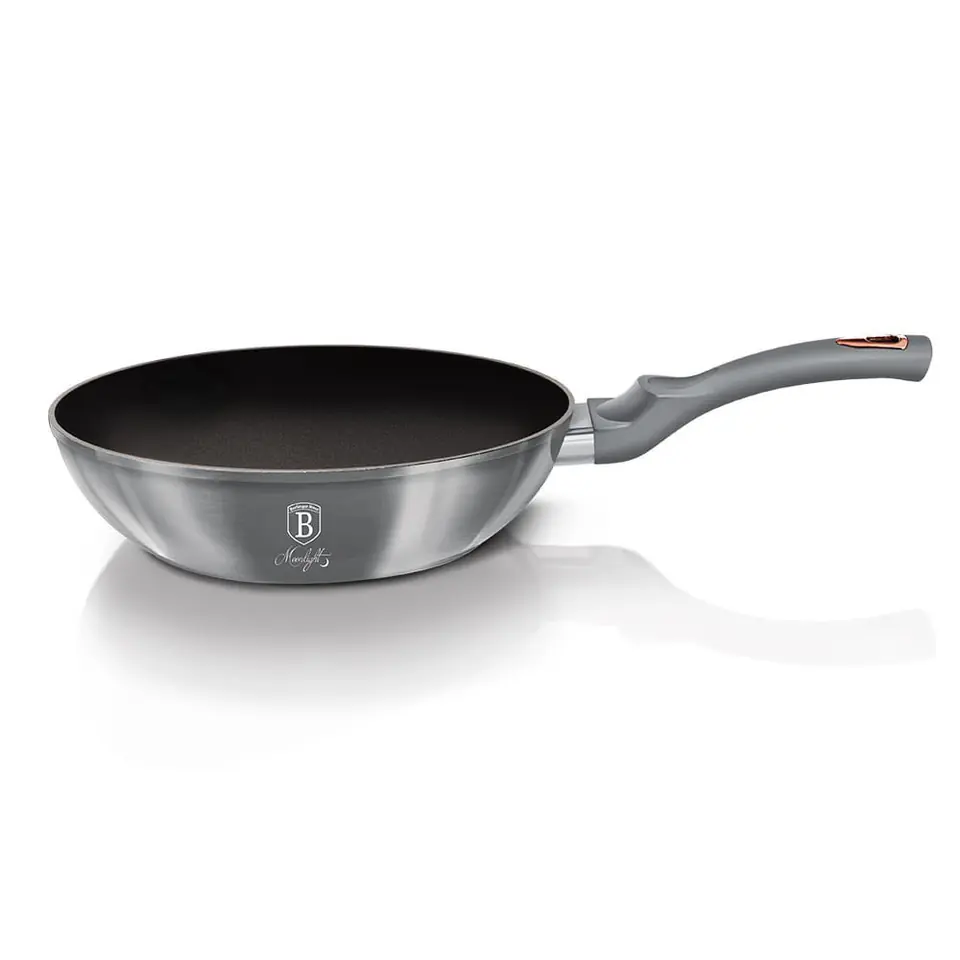 ⁨PATELNIA GRANITOWA WOK 28cm BERLINGER HAUS BH-6007 MOONLIGHT⁩ w sklepie Wasserman.eu