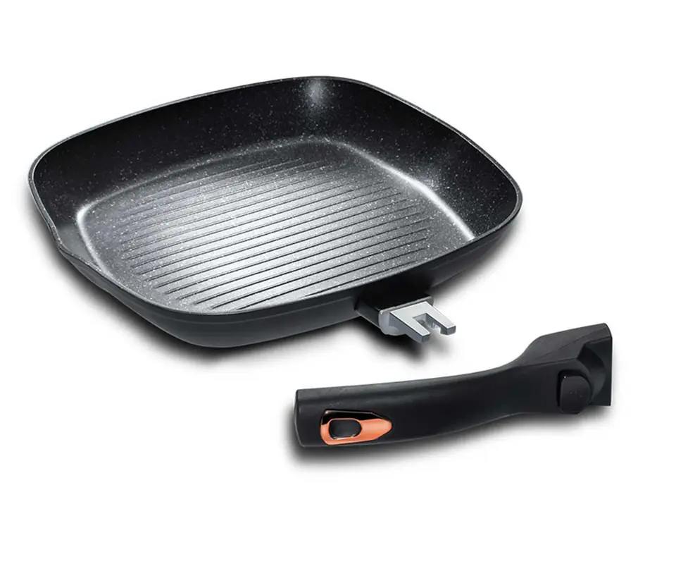 GRILL PAN 28cm BERLINGER HAUS BLACK ROSE BH-1953 at Wasserman.eu