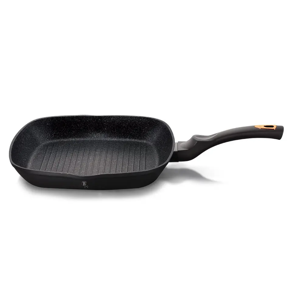 GRANITE GRILL PAN 28cm BERLINGER HAUS BLACK ROSE BH-1636 at Wasserman.eu