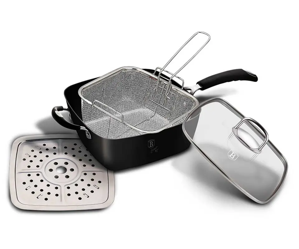 FRYING PAN WITH BASKET AND STEAM PLATE BERLINGERHAUS BH-6554 at Wasserman.eu