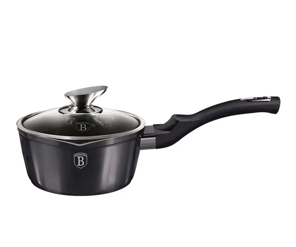 ⁨GRANITE SAUCEPAN 16cm BERLINGERHAUS BH-6907 CARBON PRO⁩ at Wasserman.eu