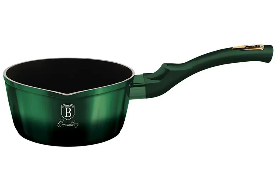 ⁨TITANIUM SAUCEPAN BERLINGER HAUS 16cm BH-6055 EMERALD⁩ at Wasserman.eu