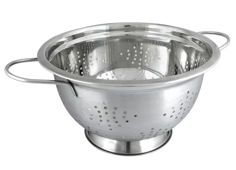 ⁨DEEP STEEL COLANDER 28cm KINGHOFF KH-1238⁩ at Wasserman.eu