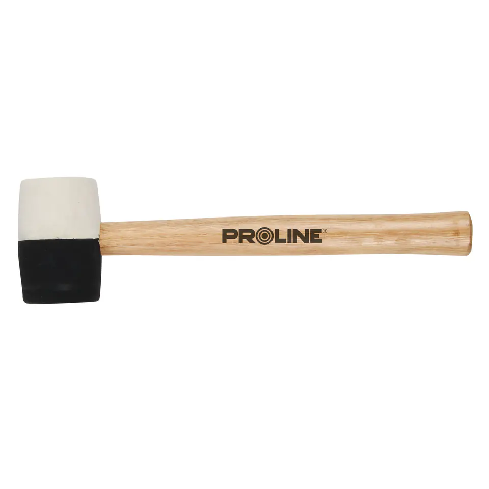 ⁨Black and white rubber hammer 370g wooden proline shaft⁩ at Wasserman.eu