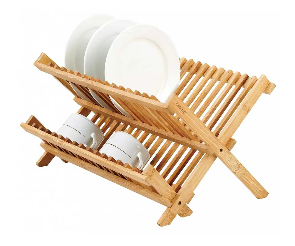 ⁨BAMBOO DISH DRYER KINGHOFF KH-1631⁩ at Wasserman.eu