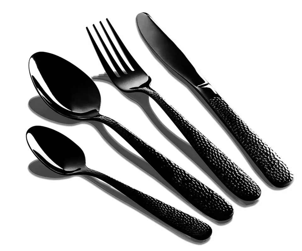 ⁨CUTLERY 24 ELEM. BERLINGER HAUS BH-2620 BLACK⁩ at Wasserman.eu