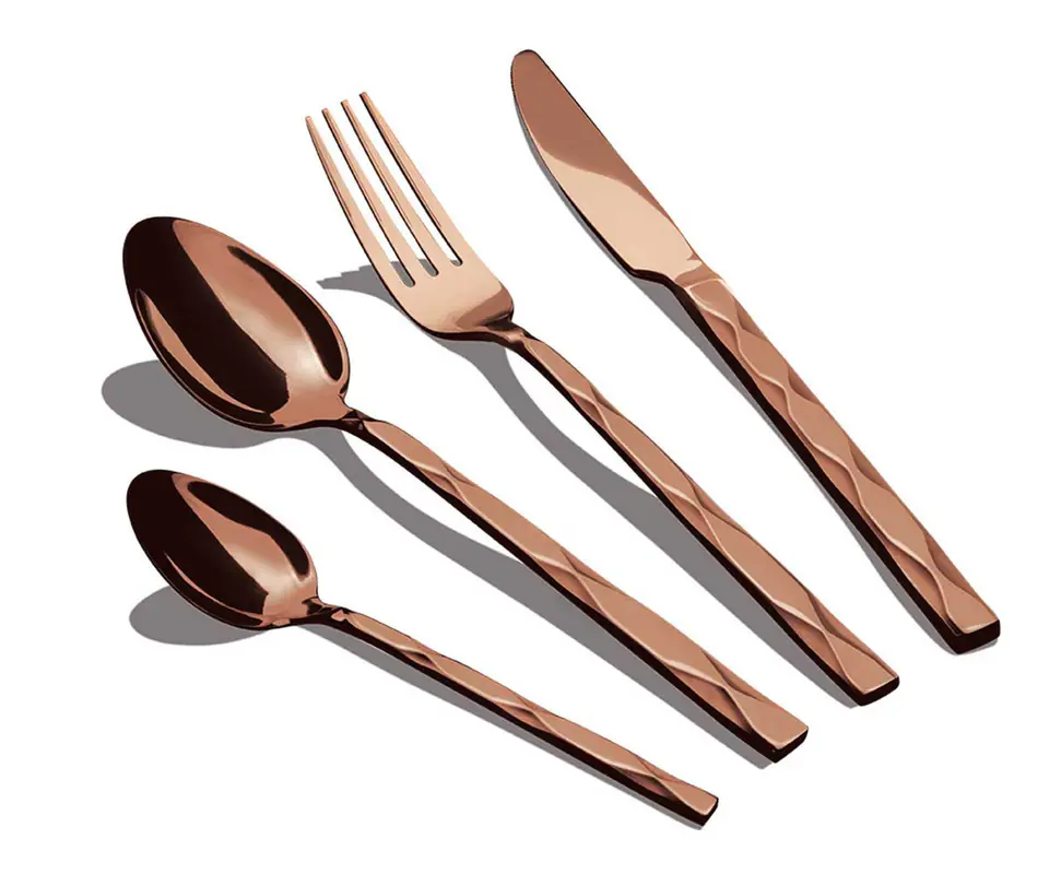 ⁨CUTLERY 24 ELEM. BERLINGER HAUS BH-2621 ROSE GOLD⁩ at Wasserman.eu