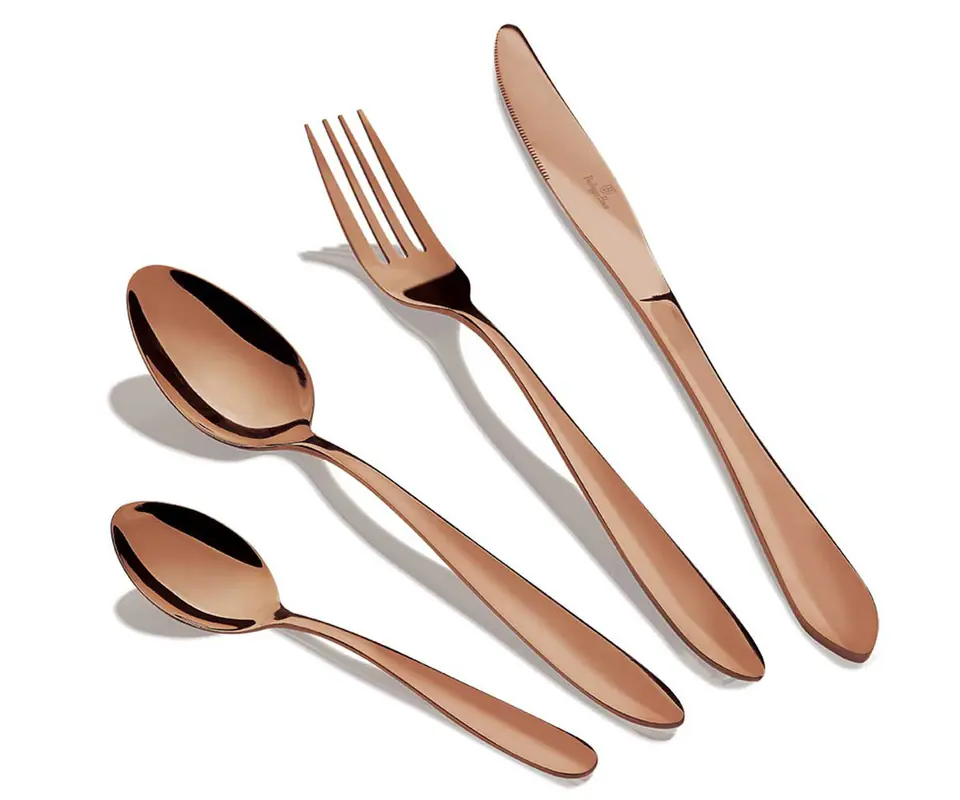 ⁨CUTLERY 24 ELEM. BERLINGER HAUS BH-2623 ROSE GOLD⁩ at Wasserman.eu