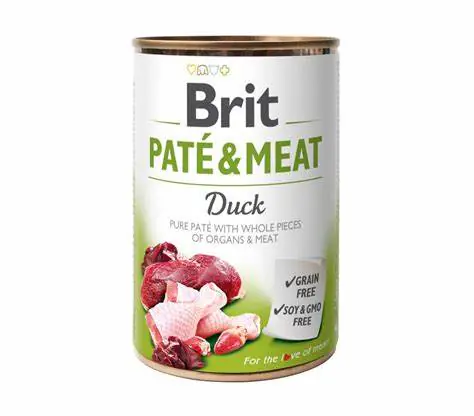 ⁨BRIT PATE & MEAT DUCK 400 g⁩ w sklepie Wasserman.eu