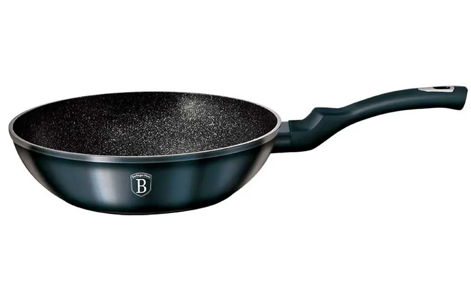 GRANITE WOK 28cm BERLINGER HAUS AQUAMARINE BH-1875 at Wasserman.eu