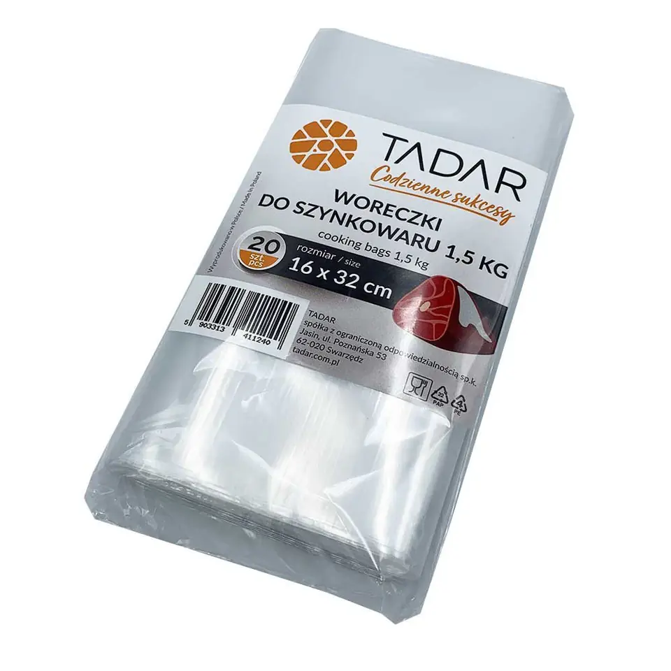 BAGS FOR HAM 1,5kg 20 pcs. HAM COOKER at Wasserman.eu