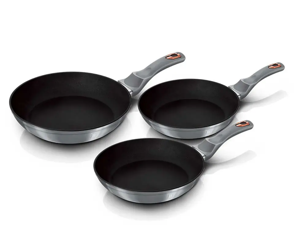 ⁨SET OF 3 PANS 20/24/28CM BERLINGER HAUS BH-6169 MOONLIGHT⁩ at Wasserman.eu