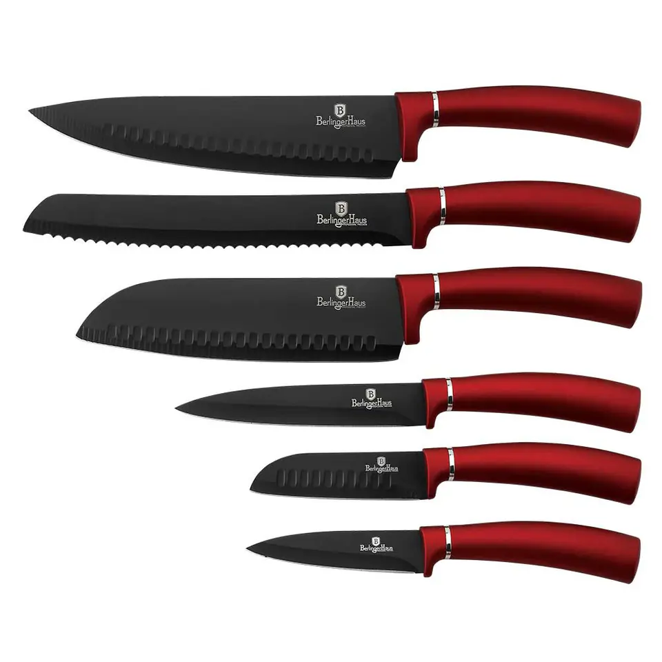 ⁨SET OF 6 KITCHEN KNIVES BERLINGER HAUS BH-2542⁩ at Wasserman.eu