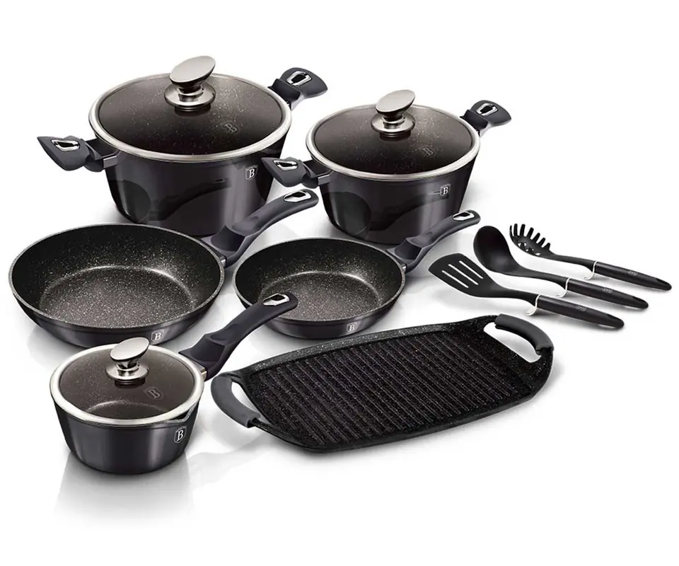 BERLINGERHAUS BH-6911 CARBON PRO POT SET at Wasserman.eu