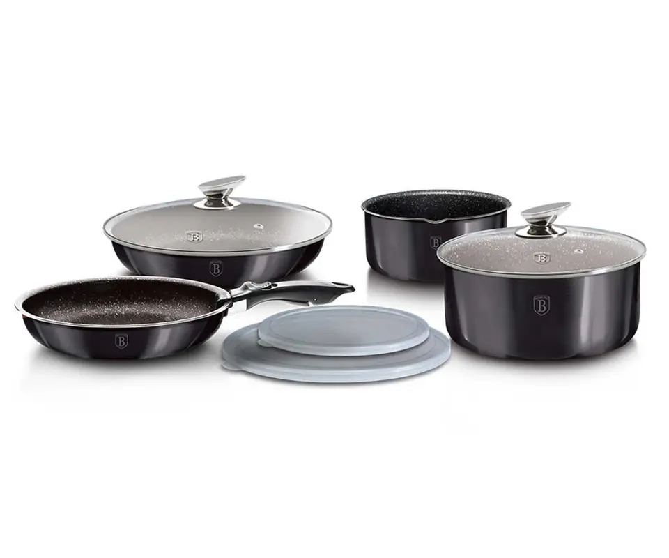 GRANITE POT SET BERLINGER HAUS BH-6918 CARBON PRO at Wasserman.eu