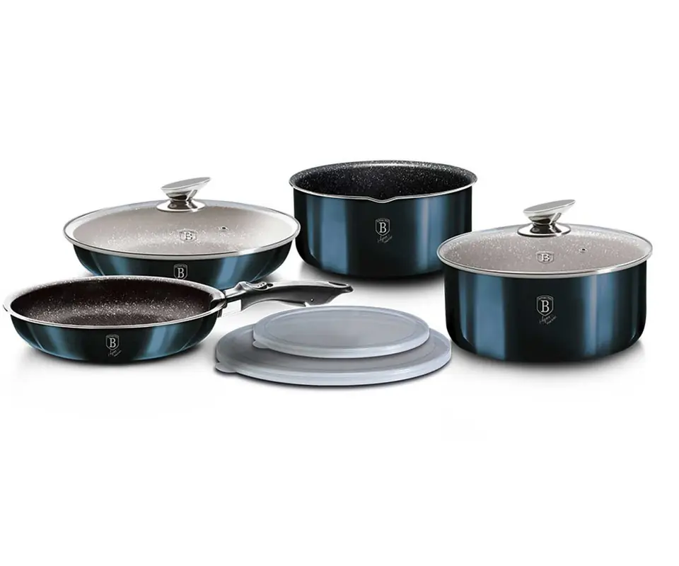 Set of granite pots Click&Cook Berlingerhaus BH-6146 at Wasserman.eu