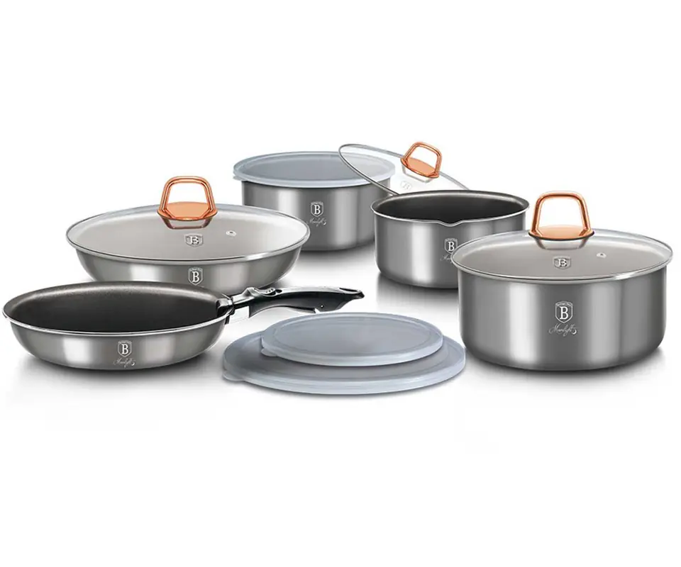 Set of titanium pots Berlingerhaus BH-6102 at Wasserman.eu