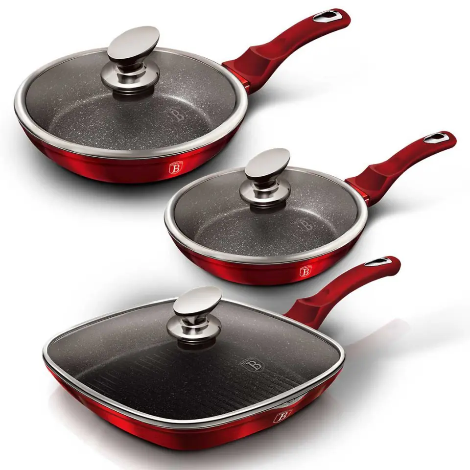 SET OF GRANITE PANS BERLINGER HAUS BH-6189 at Wasserman.eu