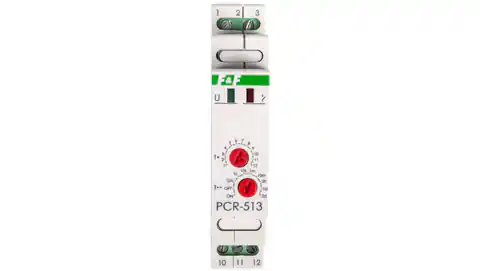 ⁨Przekaźnik czasowy 1P 10A 0,1sek-576h 12-264V AC/DC opóźnione załączenie PCR-513UNI⁩ w sklepie Wasserman.eu