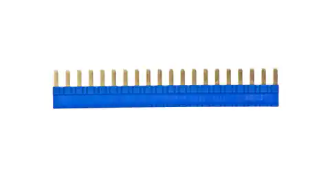 ⁨Comb connector 20-tooth 36A 250V blue for sockets PI6 PIR6W PIR6WB PIR6WT PIR6WBT - ZG20-3 2608956⁩ at Wasserman.eu