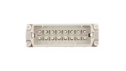 ⁨Connector insert 16P+PE male 16A 250V EPIC H-A 16 SS 10530000⁩ at Wasserman.eu