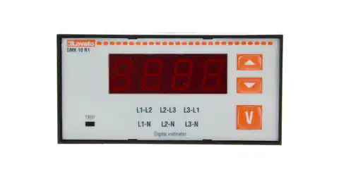 ⁨Woltomierz 3-fazowy cyfrowy tablicowy 15-660V AC IP54 DMK10R1⁩ w sklepie Wasserman.eu