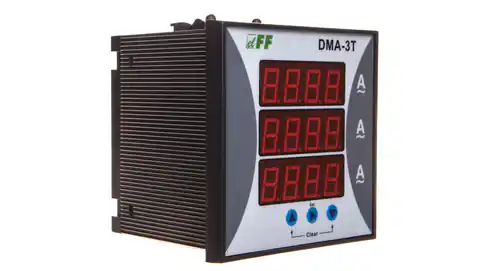 ⁨Ammeter 3-phase digital panel panel 0-9000A accuracy 1 96x96mm for work with transformer 5A DMA-3T⁩ at Wasserman.eu