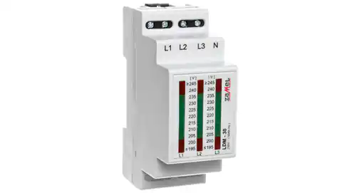 ⁨Modulare Spannungsanzeige 3-phasig L1-N/L2-N/L3-N 195-245V LDM-30 EXT10000031⁩ im Wasserman.eu