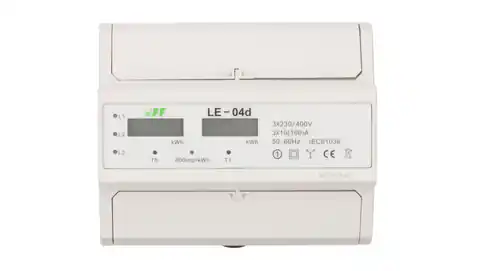 ⁨Licznik energii elektrycznej 3-fazowy 100A 230/400V z wyświetlaczem LCD LE-04D⁩ w sklepie Wasserman.eu