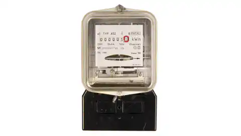 ⁨Stromzähler 1-phasig A52 10/40A 220V (generalüberholt / legalisiert)⁩ im Wasserman.eu
