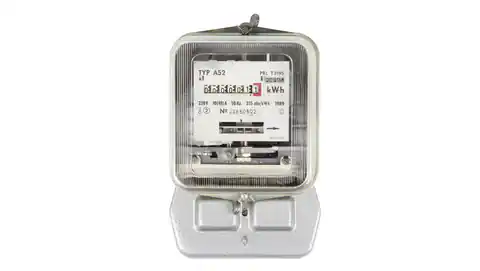 ⁨Electricity meter 1-phase A52 10/40A 220V (regenerated / calibrated)⁩ at Wasserman.eu