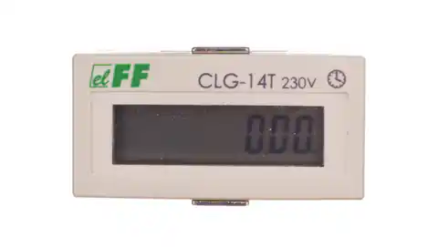 ⁨Licznik czasu pracy 110-230V AC/DC 8 znaków cyfrowy tablicowy 48x24mm CLG-14T⁩ w sklepie Wasserman.eu