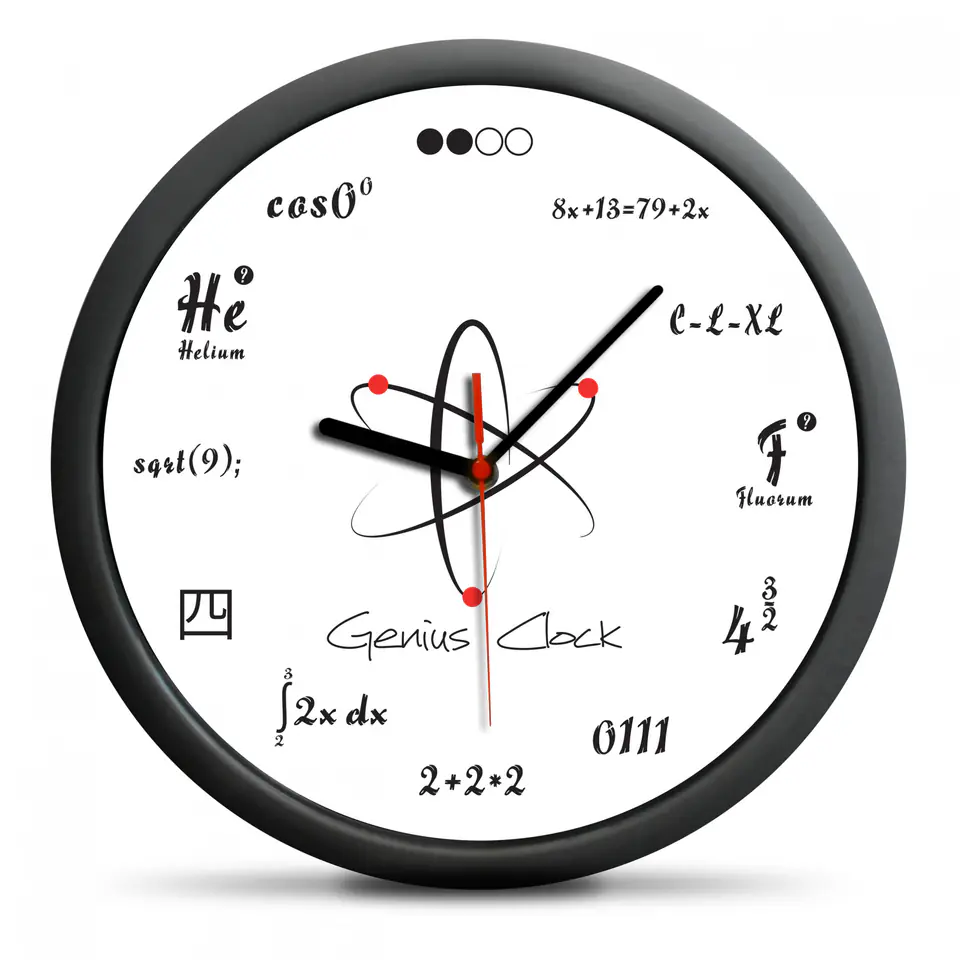 ⁨Genius clock backwards for high school graduates, gift⁩ at Wasserman.eu