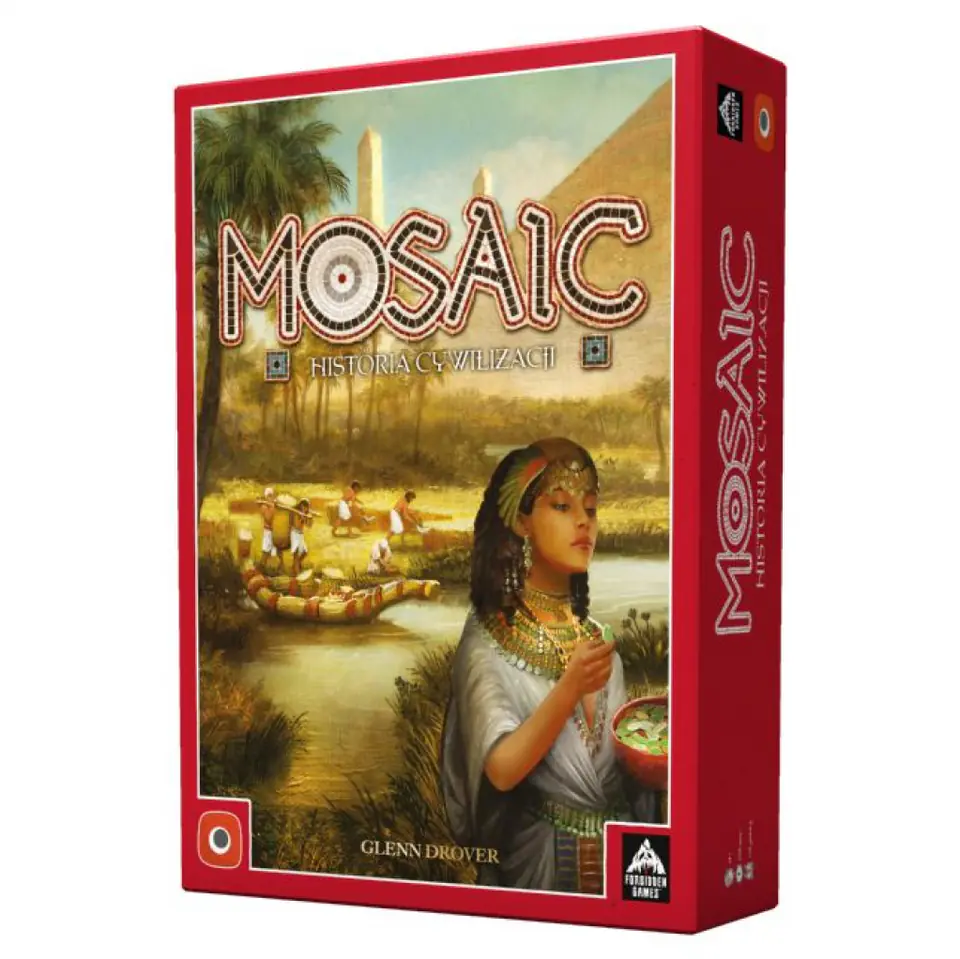 ⁨GRA MOSAIC: HISTORIA CYWILIZACJI + NOTATNIK -  PORTAL GAMES⁩ w sklepie Wasserman.eu