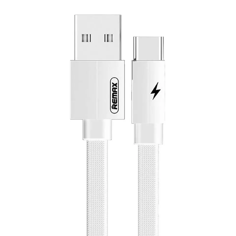 ⁨Kabel USB-C Remax Kerolla, 2m (biały)⁩ w sklepie Wasserman.eu