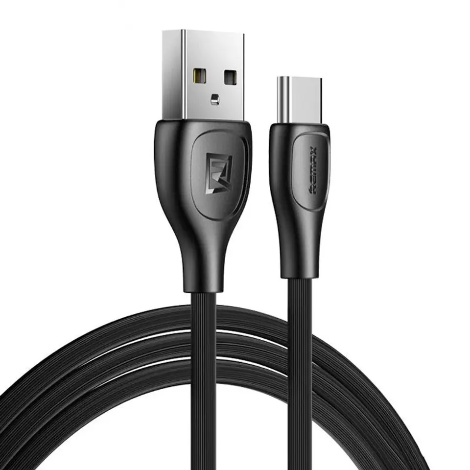 ⁨2.1A cable 1m USB to USB type C Remax Lesu RC-160a black⁩ at Wasserman.eu