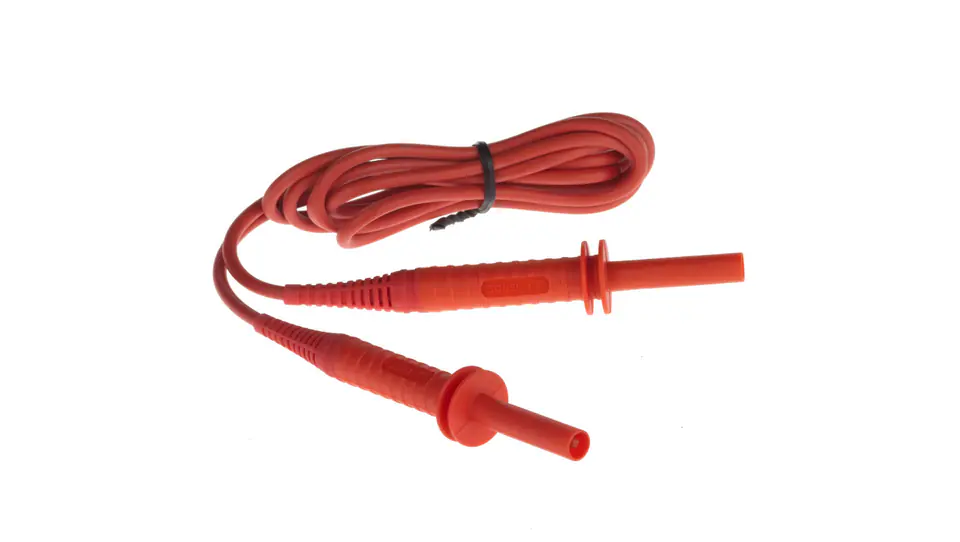 ⁨Test lead 1,8m red 5kV /banana plugs/ WAPRZ1X8REBB⁩ at Wasserman.eu