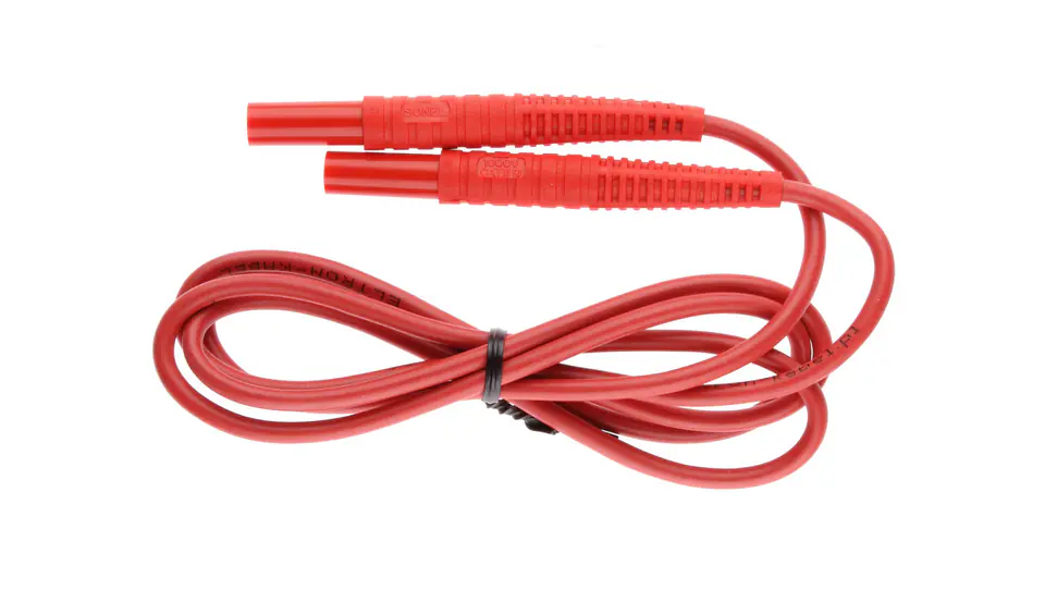 ⁨Test lead 1,2m red /banana plugs/ WAPRZ1X2REBB⁩ at Wasserman.eu