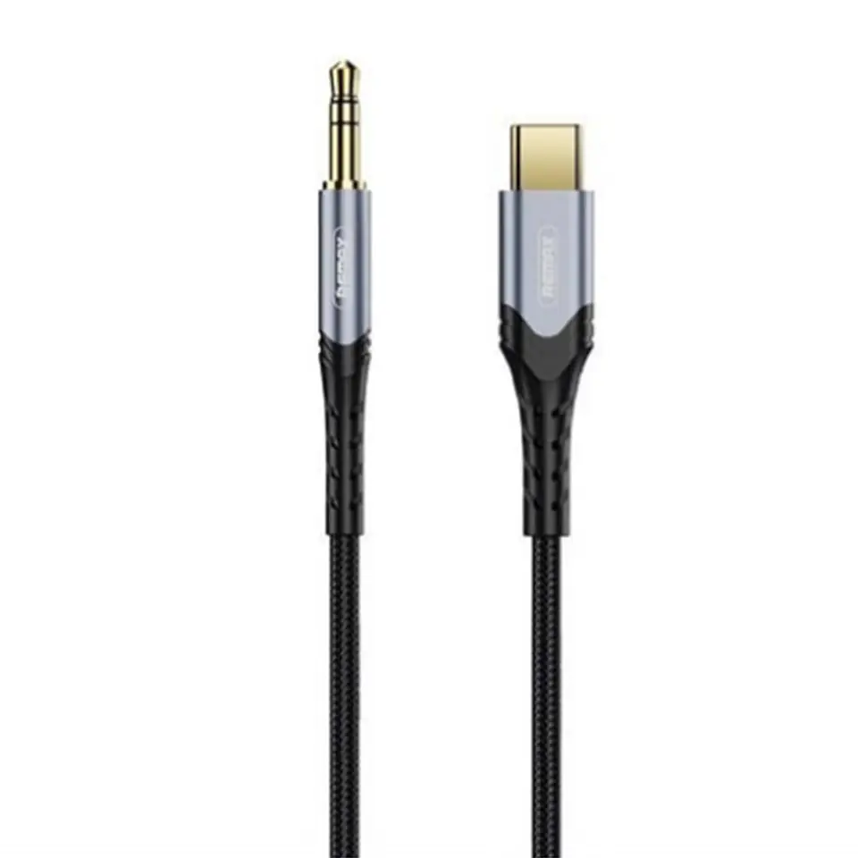 ⁨Kabel USB-C do mini jack 3,5 mm REMAX Soundy, RC-C015a⁩ w sklepie Wasserman.eu