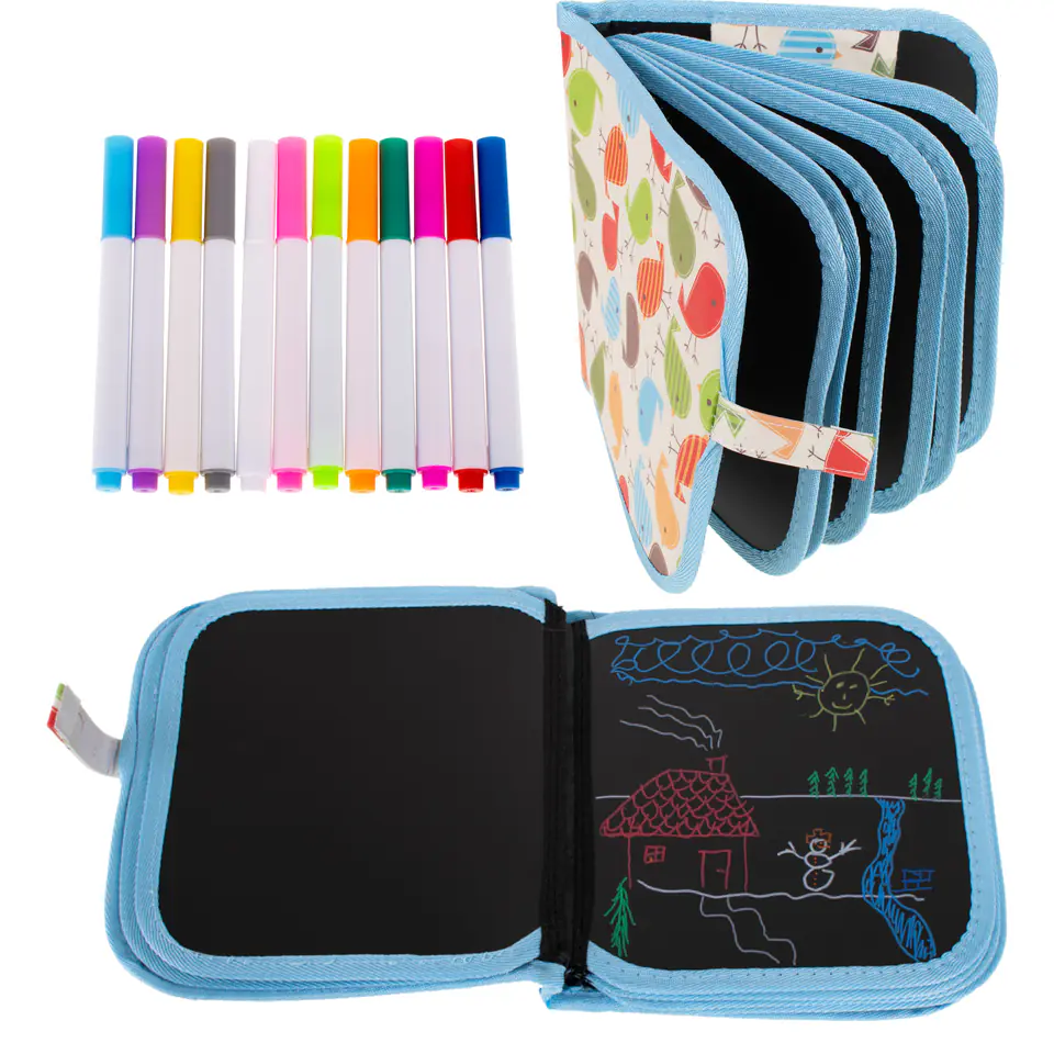 ⁨Chalk board portable soft notebook sketchbook bird⁩ at Wasserman.eu