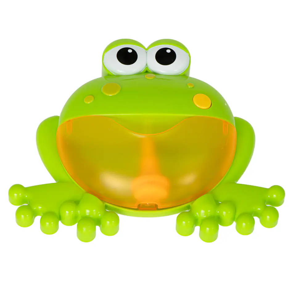 ⁨Foam bubble generator toy for bathing frog⁩ at Wasserman.eu