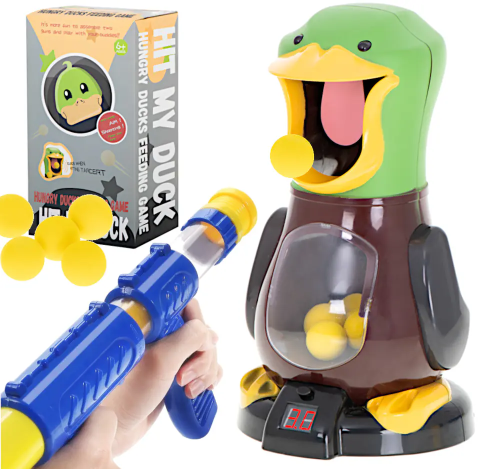 ⁨Duck shooting at the target pistol and BBs⁩ at Wasserman.eu