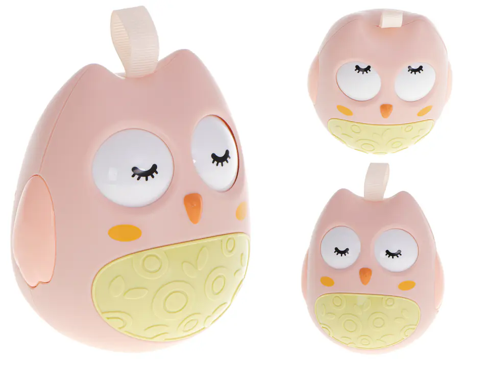 ⁨Wańka wstańka owl sensory kiwajka pink⁩ at Wasserman.eu