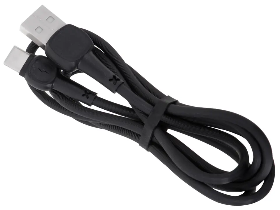 ⁨L-BRNO Kabel USB - USB typ-C szybkie ładowanie NB132 czarny⁩ w sklepie Wasserman.eu