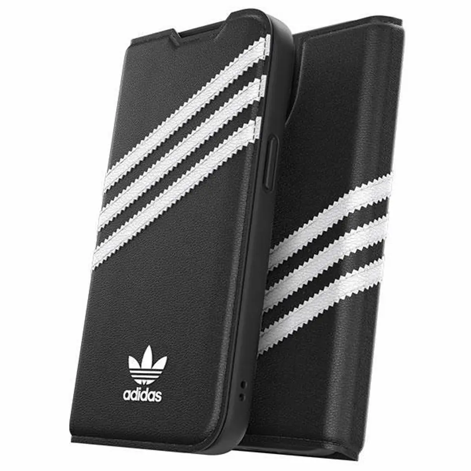 ⁨Adidas OR Booklet Case PU iPhone 14 6.1" czarno biały/black white 50195⁩ w sklepie Wasserman.eu
