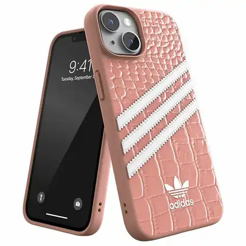 ⁨Adidas OR Samba Alligator iPhone 14 6.1" różowo-biały/mauve-white 50199⁩ w sklepie Wasserman.eu