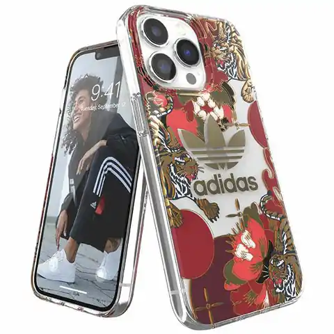 ⁨Adidas OR Snap Case AOP CNY iPhone 13/ 13 Pro czerwony/red 47813⁩ w sklepie Wasserman.eu
